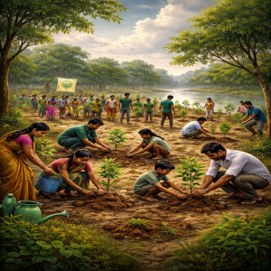 மரக்கன்று நடும் விழா – இயற்கையை நேசிப்போம், நீருக்கு நன்றி