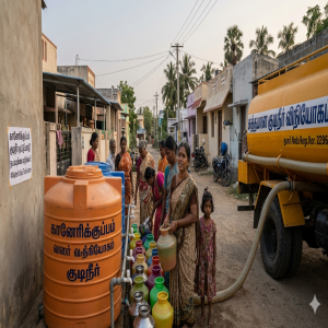 கோனேரிக்குப்பம் பகுதியில் தண்ணீர் தட்டுப்பாடு – பொதுமக்கள் அவதி!