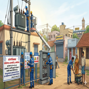 மின்வெட்டு – காலை 9 மணி முதல் மாலை 2 மணி வரை EB அறிவிப்பு