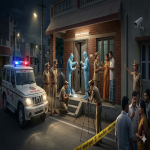 இரவு நேர திருட்டு சம்பவம் – நகை மற்றும் பணம் திருட்டு, போலீஸ் விசாரணை தொடக்கம்