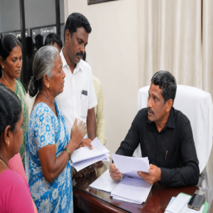 கண்ணீருடன் வந்த மக்களின் கோரிக்கைகள்! உடனடி நடவடிக்கை எடுத்த அமைச்சர் வன்னி அரசு